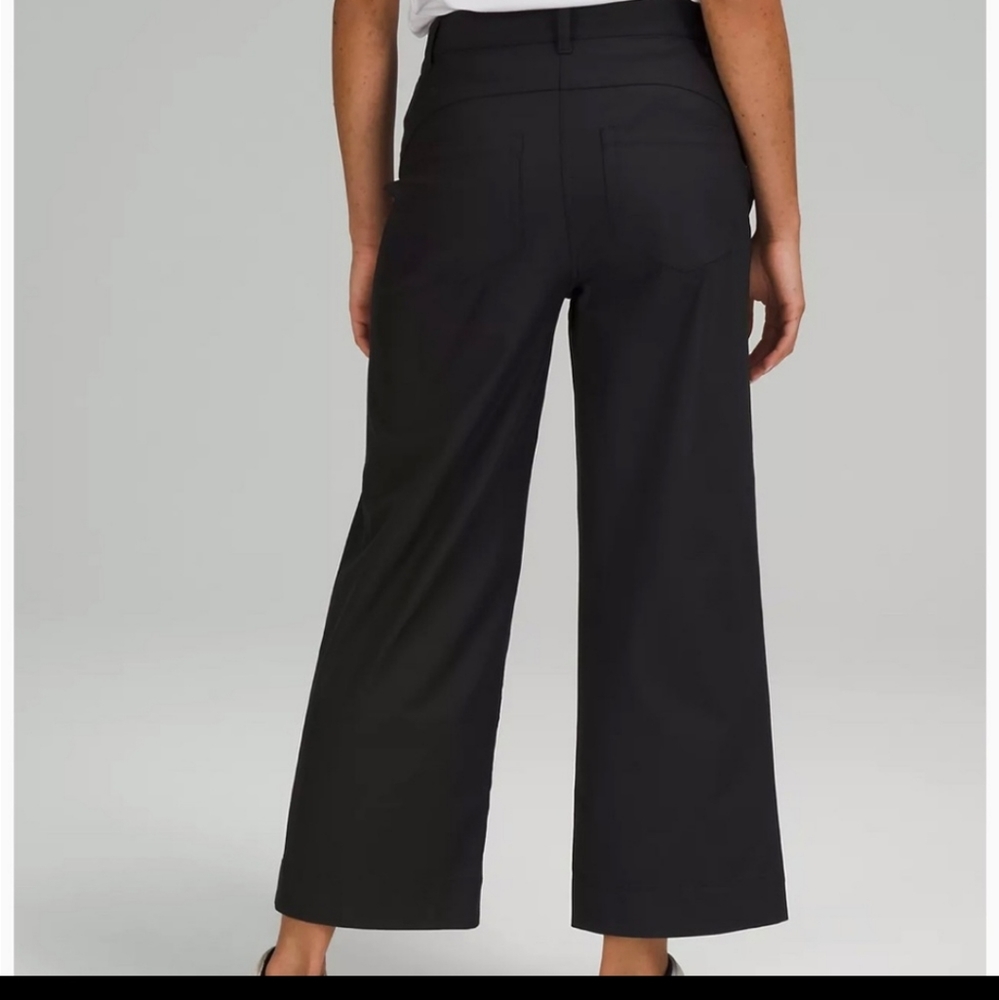 Lululemon City Sleek Wide Leg Pants Black 33 - Picture 2 of 16